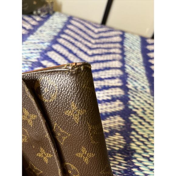 Louis Vuitton Wallet Brown Monogram Portefeiulle Elise Trifold Wallet -Nice One! - Picture 6 of 10
